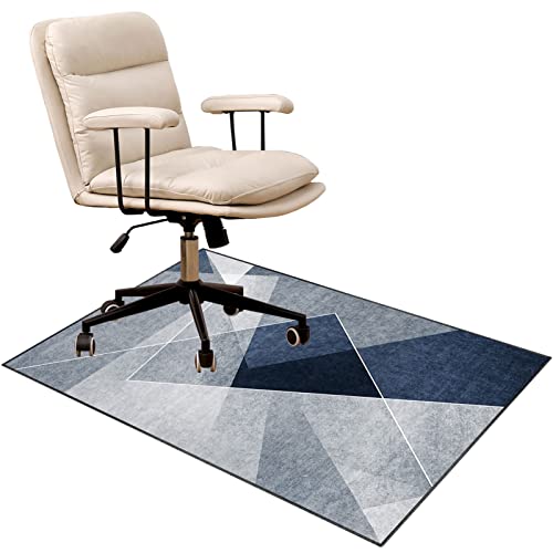 Stuhlmatten für Harte Böden,. Stuhlmatte for Teppiche mit niedrigem bis mittlerem Flor und Hartholzböden, Mehrfarbig, mehrere Größen(E,80 x 120 cm) von CYJAZNHH