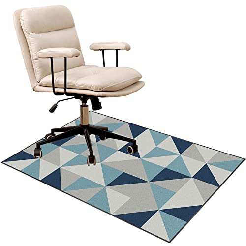 Stuhlmatten für Harte Böden,. Stuhlmatte for Teppiche mit niedrigem bis mittlerem Flor und Hartholzböden, Mehrfarbig, mehrere Größen(J,80 x 120 cm) von CYJAZNHH