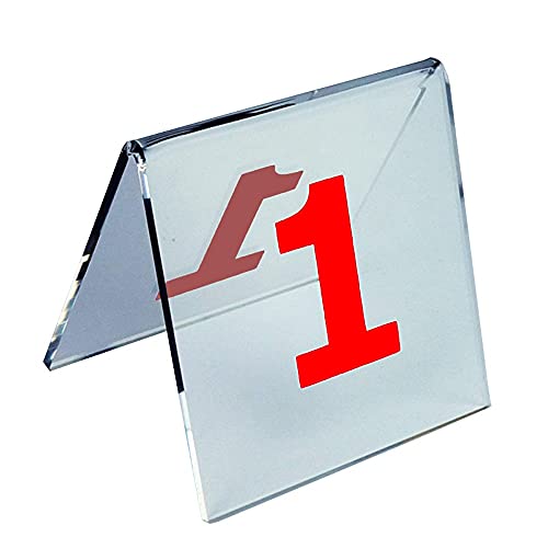 Tischnummern, Tischnummern-Sets aus Acryl, 3,1 x 2,7 x 3,1 Zoll(21-30) von CYJAZNHH