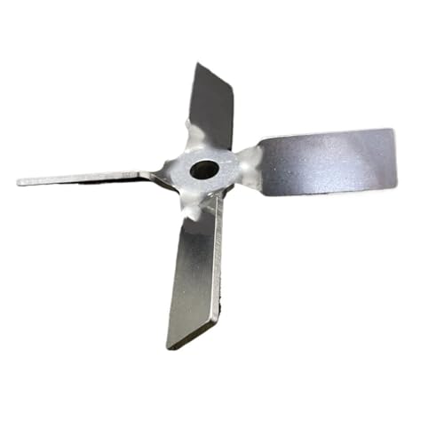 Überkopf-Rührstab, Overhead Rührer 304 Edelstahl 4 Blatt Propeller Mit Stange 40mm-100mm 1 Set(60mm blade with rod) von CYJAZNHH