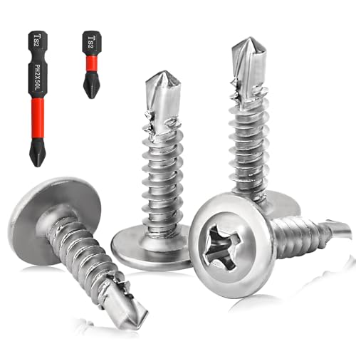 60 Stück Bohrschrauben Selbstbohrende, M4.2 x 19 mm Selbstschneidende Schrauben Metall, Edelstahl Blechschrauben Selbstschneidend, Phillips Kopf Selbst Bohrschrauben mit PH2 Schrauber Bit 60 Stück Bohrschrauben Selbstbohrende, M4.2 x 19 mm Selbstschneidende Schrauben Metall, Edelstahl Blechschrauben Selbstschneidend, Phillips Kopf Selbst Bohrschrauben mit PH2 Schrauber Bit von CYLBAQ