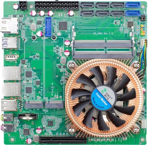 AMD Ryzen 7 5800H 8-Bay NAS Firewall Motherboard,ITX Mainboard Mini PC Gaming,SATA3.0 (8X) + Dual M.2 NVMe,2.5G Dual LAN (2X),DDR4 SODIMM (2X),PCIe 3.0 x8,Home Server, PFSense, OPNsense,UnRAID von CYMINILMDPC
