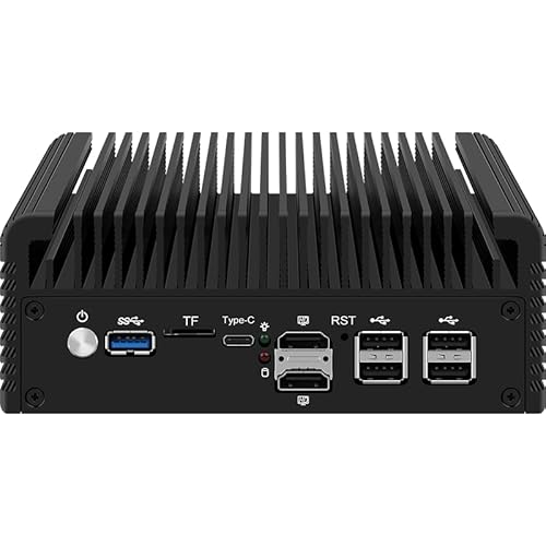 CYMINILMDPC 12th Gen N150 6-core 2.5G LAN Firewall Router (N100 Upgraded), Fanless Mini PC i226-V 6X DDR5 2X HDMI2.1 USB3.2 Type-C Proxmox von CYMINILMDPC