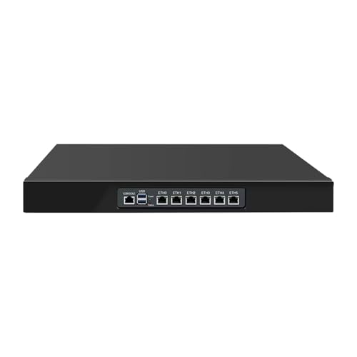 CYMINILMDPC 1U Rack Chassis Mini PC N100,VPN,Network Rackmount 6 x i226-V 2.5GbE LAN Cabinet Firewall Router Gateway MSATA GPIO SIM Slot von CYMINILMDPC