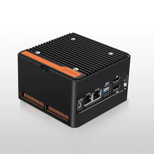 NAS Server 4 Bay NAS Mini PC Low Power N355,Dual 2.5GbE i226V,Mirco Desktop Computer DDR5 16GB RAM 512GB SSD,Supports Bluetooth 5.4/WiFi7 USB3.2 von CYMINILMDPC