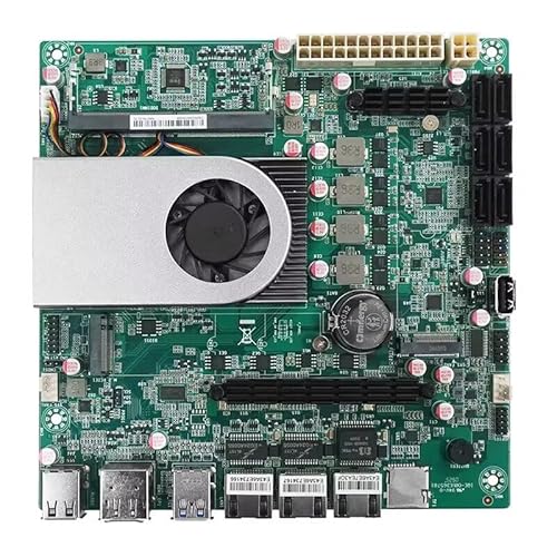 CYMINILMDPC 6-Bay NAS Motherboard Twin Lake N150 (4 Cores) ITX Mainboard for Home Server,1x 10G + 2X 2.5G LAN | 6X SATA3.0 + 2X NVMe Slots | DDR5 Support | Firewall & Network Storage Server Board von CYMINILMDPC