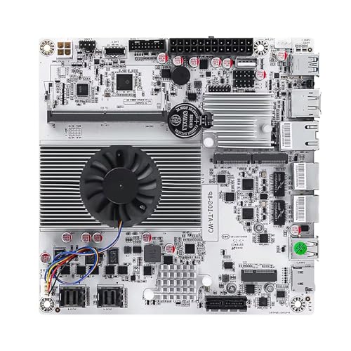 CYMINILMDPC 8-Bay NAS Mainboard N150 / 1x 10G + 2X 2,5G LAN / 2X NVMe + 8X SATA (via SFF-8643) / PCIe x1 & USB-C/Firewall/Server Board für 10G-Netzwerk-Speicher von CYMINILMDPC