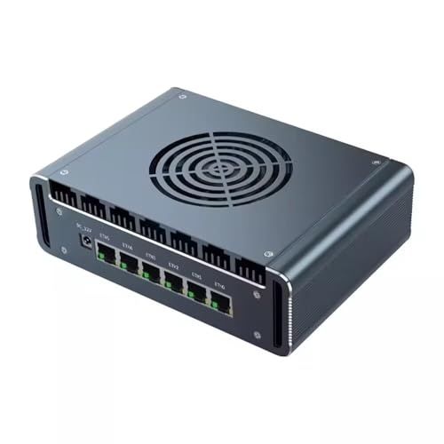 CYMINILMDPC Firewall Router N100 with Fan Firewall Appliance 6x2.5G i226-V Mini-PC DDR5 Max 16GB 2xM.2 NVMe Micro-PC Industrial pf2.7 Router OPNsense Proxmox von CYMINILMDPC