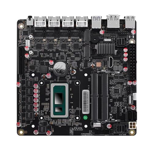 CYMINILMDPC NAS Motherboard,i5-12450H 6-Bay ITX Motherboard,6X NVMe + 6X SATA3.0,4X i226-V 2.5G LAN,PCIe x4,DDR5 SODIMM, Firewall/Server/Storage PC von CYMINILMDPC