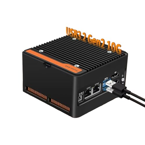 CYMINILMDPC Pocket NAS Computer 4xM.2 NVMe N355 Slot Firewall Mini PC 2xi226-V 2.5G Micro NAS Server Desktop Computer 2xUSB3.2 2xHDMI2.0 Support WiFi7 von CYMINILMDPC