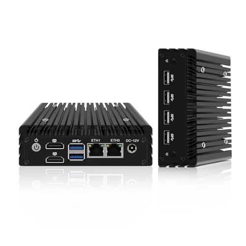Intel Core i3-N305 4*USB2.0 Version,Mini PC Firewall 8-Core 2x2.5G i226-V LAN DDR5 Fanless Proxmox pfSense Server von CYMINILMDPC