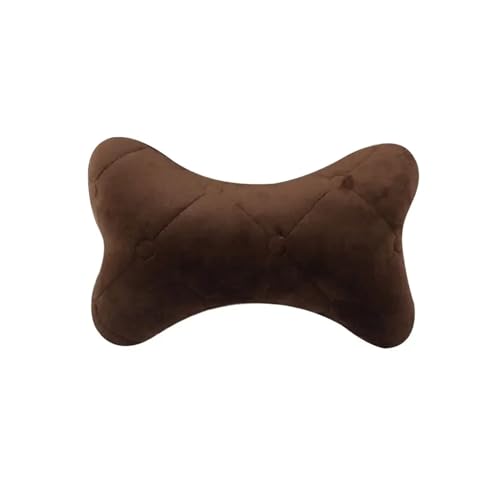 CYMMIYT Auto nackenkissen 2 stücke Auto Hals Kopfstütze Kissen Memory Foam Auto Sitz Hals Kissen Atmungsaktive Kopf Hals Unterstützung for Schlaf Kissen Neck Rest Kissen(Brown) von CYMMIYT
