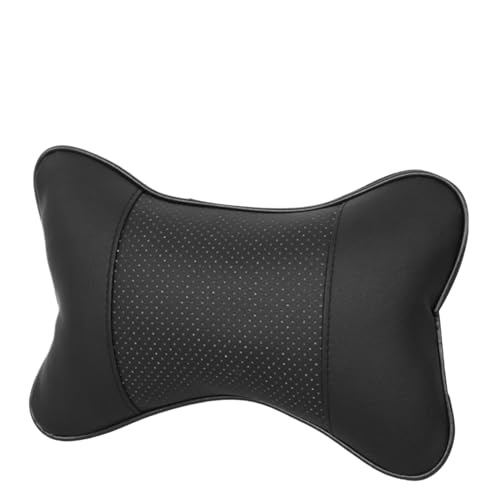 CYMMIYT Auto nackenkissen 2 stücke Auto Sitze Hals Kissen Atmungsaktive Auto Kopf Hals Rest Kissen Entspannen Neck Unterstützung Kopfstütze Komfortable Weiche Auto Kissen(Black) von CYMMIYT
