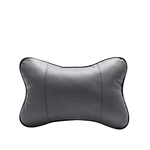 CYMMIYT Auto nackenkissen 2 stücke Auto Sitze Hals Kissen Atmungsaktive Auto Kopf Hals Rest Kissen Entspannen Neck Unterstützung Kopfstütze Komfortable Weiche Auto Kissen(Gray) von CYMMIYT