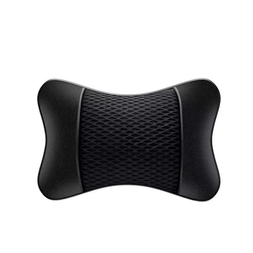 CYMMIYT Auto nackenkissen Auto Universal Sitz Kopfstütze Doppel Seite Neck Memory Kissen Kopf Unterstützung Schutz Kissen Auto Reise Zubehör(Black) von CYMMIYT
