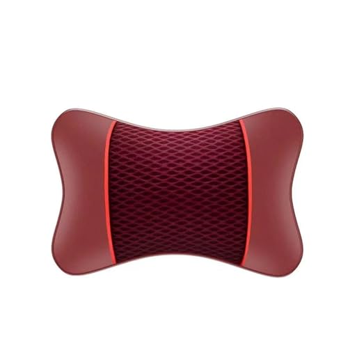 CYMMIYT Auto nackenkissen Auto Universal Sitz Kopfstütze Doppel Seite Neck Memory Kissen Kopf Unterstützung Schutz Kissen Auto Reise Zubehör(Burgundy) von CYMMIYT