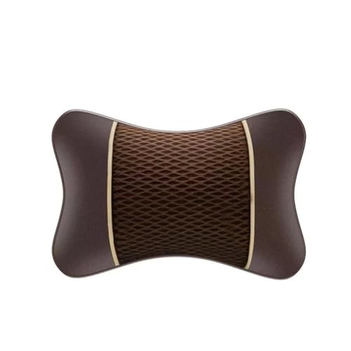 CYMMIYT Auto nackenkissen Auto Universal Sitz Kopfstütze Doppel Seite Neck Memory Kissen Kopf Unterstützung Schutz Kissen Auto Reise Zubehör(Coffee) von CYMMIYT