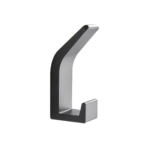 CYMMIYT Kleiderhaken Robe Hook Hooks For Hanging Wall Mounted Hooks Coat Rack Wall Mounted(1PC-BLACK) von CYMMIYT