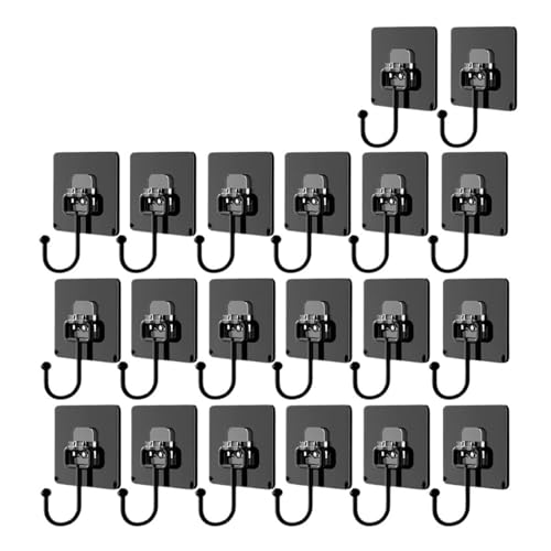 CYMMIYT Kleiderhaken Robe Hook Hooks For Hanging Wall Mounted Hooks Coat Rack Wall Mounted(20 PCS) von CYMMIYT