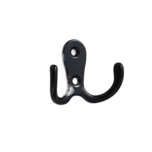 CYMMIYT Kleiderhaken Robe Hook Hooks For Hanging Wall Mounted Hooks Coat Rack Wall Mounted(Black-6Pcs) von CYMMIYT