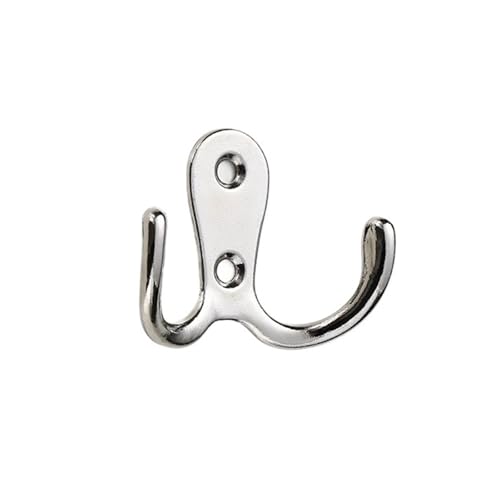 CYMMIYT Kleiderhaken Robe Hook Hooks For Hanging Wall Mounted Hooks Coat Rack Wall Mounted(Chrome-6Pcs) von CYMMIYT