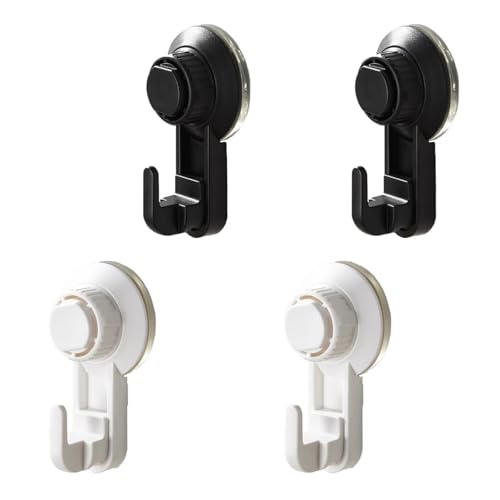 CYMMIYT Kleiderhaken Robe Hook Hooks For Hanging Wall Mounted Hooks Coat Rack Wall Mounted(White and Black) von CYMMIYT