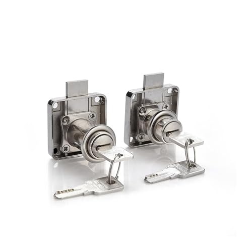 CYMMIYT Schrankschloss 1pc Schublade Schloss Schrank Schrank Cam Schlösser Mit 2 Schlüssel Gleichen Schlüssel Möbel Tür Hardware for Büro Schreibtisch Brief Box Mailbox(139-22) von CYMMIYT