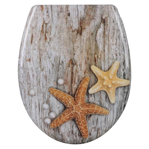 Toilettensitz 1PC WC-Toilettensitzabdeckung Langsam schließender Universal-Toilettendeckel Verdicken Sie den Ersatz U-Typ PP-Platte Toilette for Badezimmerteile(Color10) von CYMMIYT