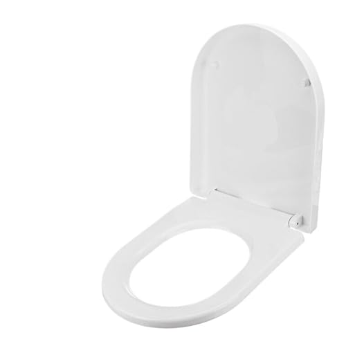 Toilettensitz Toilettendeckelbezug for WC, leicht zu reinigen, quadratische Form, sanftes Schließen, strapazierfähig(Square Shape) von CYMMIYT