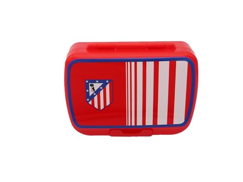 CyP Brands - Atlético de Madrid, Sandwichmaker, Brotdose, Lebensmitteltransport, Rot, offizielles Produkt von CYPBRANDS