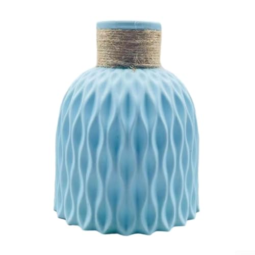 Ästhetische Vase mit Wasserwellen-Design, perfektes dekoratives Stück für jeden Anlass (blau) von CYRENT