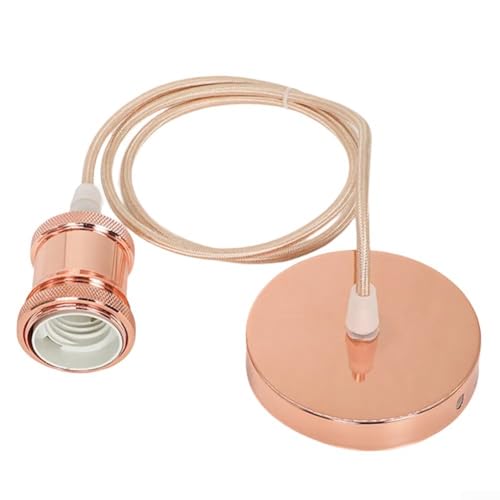 Ästhetische Vintage-Pendelleuchte-Zubehör zum Basteln von personalisierten Beleuchtungsdesigns in jedem Raum (Roségold) von CYRENT