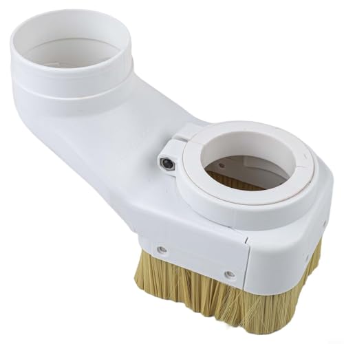 CNC-Frässtaubschuh-Abdeckung, verstellbare Größen, 70–100 mm, abnehmbare Nylonbürste, effiziente Sägemehlentfernung für Holzbearbeitung, Graviermaschinen, saubere Werkbank (75 mm) von CYRENT