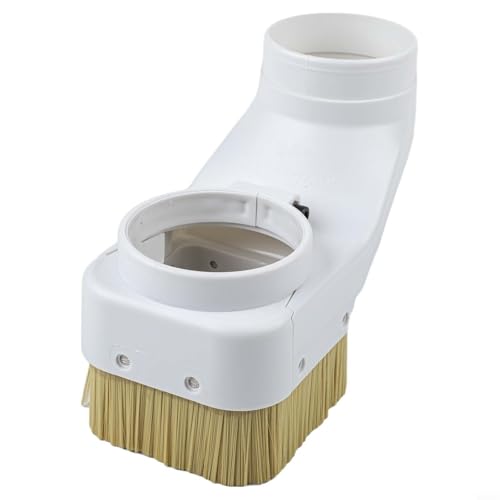 CNC-Frässtaubschuh-Abdeckung, verstellbare Größen, 70–100 mm, abnehmbare Nylonbürste, effiziente Sägemehlentfernung für Holzbearbeitung, Graviermaschinen, saubere Werkbank (80 mm) von CYRENT