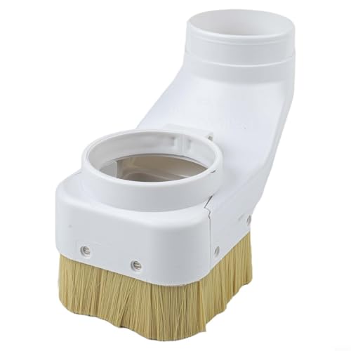 CNC-Frässtaubschuh-Abdeckung, verstellbare Größen, 70–100 mm, abnehmbare Nylonbürste, effiziente Sägemehlentfernung für Holzbearbeitung, Graviermaschinen, saubere Werkbank (90 mm) von CYRENT