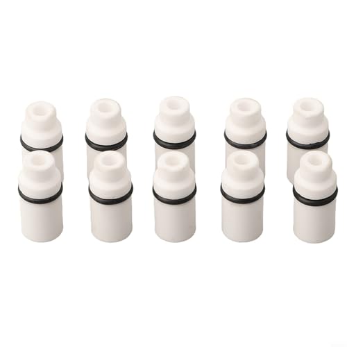 CYRENT 10 Stück Sandstrahldüsen Steingut Keramik Spitzen Ersatzteile für Niederdruck Strahlmaschine 25 x 12 mm von CYRENT