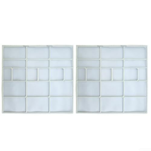 CYRENT 2 x Kunststoff-Klimaanlagen-Filtersiebe für geteilte AC-Einheiten, staubdicht und einfach zu installieren (29,5 x 28,5 cm) von CYRENT