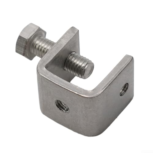 CYRENT 304 Edelstahl-C-Klemme, robuste C-Klemme für Heimwerker und Autoreparatur (4 Stück) von CYRENT