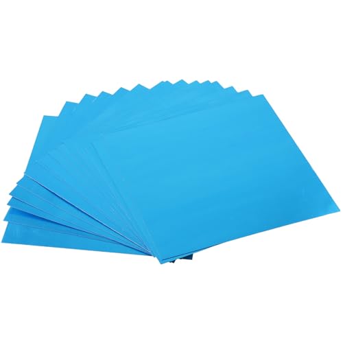 CYRENT 6/16 Stück dekorative quadratische Acryl-Spiegelfliesen selbstklebend – flexibel, bruchsicher, kein Glas, Wandaufkleber für moderne Wohnkultur (6 x Spiegelaufkleber) von CYRENT