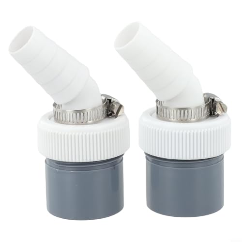 CYRENT Ablaufadapter-Set für Waschmaschine, 18–24 mm Eingang, 40 mm Rohrdurchmesser, PVC-Anschluss für Geschirrspüler, Trockner, 2 Stück CYRENT Ablaufadapter-Set für Waschmaschine, 18–24 mm Eingang, 40 mm Rohrdurchmesser, PVC-Anschluss für Geschirrspüler, Trockner, 2 Stück von CYRENT