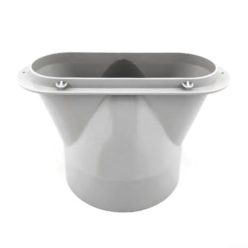 CYRENT Abluftschlauch-Schnittstellen-Adapter für tragbare Klimaanlage, 130 mm Durchmesser, Kunststoffrohrverbinder, einfache Installation von CYRENT