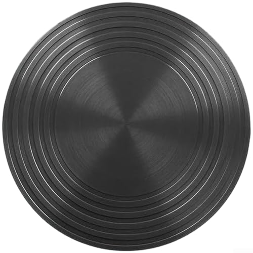 CYRENT Aluminium-Gasherd-Wärmeverteiler-Platte mit verdickten 4 mm und 6 mm Optionen für gleichmäßige Wärmeverteilung und Verbrennungsschutz auf Kochflächen (H) von CYRENT