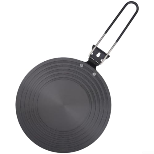 CYRENT Aluminium-Gasherd-Wärmeverteiler-Platte mit verdickten 4 mm und 6 mm Optionen für gleichmäßige Wärmeverteilung und Verbrennungsschutz auf Kochflächen (O) von CYRENT