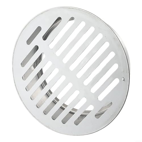 CYRENT Bodenablaufabdeckung, Edelstahl, rund, Anti-Blockierung, Anti-Verstopfung, Bodenablauf-Abdeckungen Filter (Ø90 mm) von CYRENT