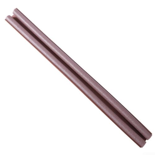 CYRENT Doppelter Zugluftstopper unter der Tür, winddicht, Zugluftstopper, Tür-Bodenschutz, verstellbar, 93 cm (braun) von CYRENT