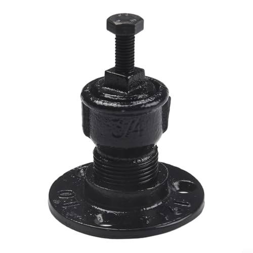 CYRENT Eisenhandlauf-Stützhalterung, Wandmontage, Geländerführung für Treppen, sicher, stabil, schwarz, 2–5 cm dick, für Zuhause, Büro, Hotel CYRENT Eisenhandlauf-Stützhalterung, Wandmontage, Geländerführung für Treppen, sicher, stabil, schwarz, 2–5 cm dick, für Zuhause, Büro, Hotel von CYRENT