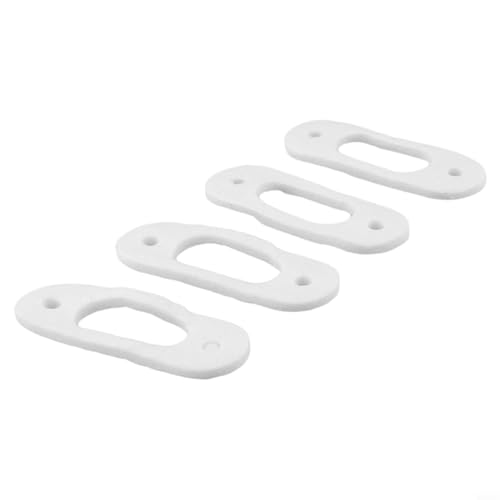 CYRENT Elektrodendichtung 981330 für Ecotec Pro 24 28 Boiler Warmwasserbereiter Fasermaterial Weiß 70 x 26,5 x 3 mm Ersatzteile Heimheizung Reparatur 4 Stück von CYRENT