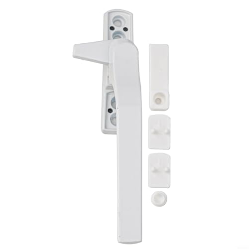 CYRENT Ersatz-Fenstergriffe Rechts/Linkshänder Zinklegierung Fensterbeschläge Fenstergriff Hebel Flügelverriegelung Griff Weiß (rechts) von CYRENT