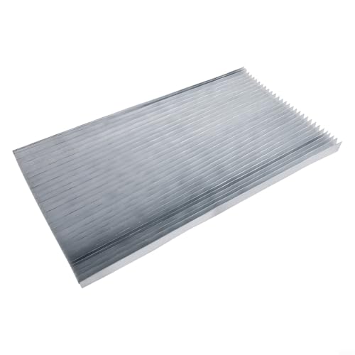 CYRENT Faltrollo Vollverdunkelungsvorhänge Sichtschutz Fensterrollos ohne Bohren Installation 60x180cm Blickdicht PVC Material Schwarz Grau Weiß erhältlich (Weiß) von CYRENT