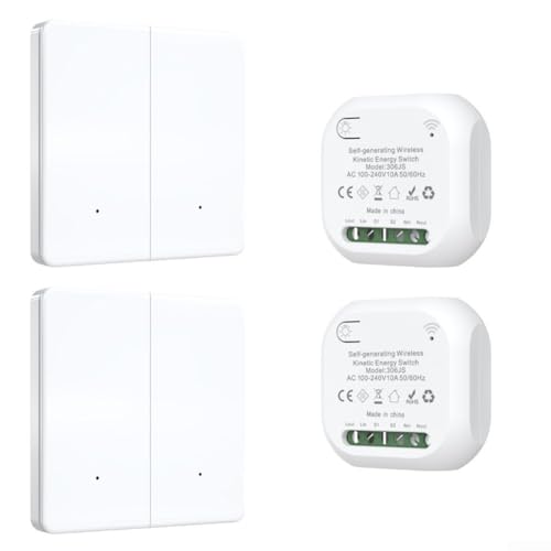 CYRENT Fernbedienungsschalter für 123-Gang-Setup, wasserdichtes Design für zuverlässigen Einsatz in verschiedenen Umgebungen (2-Gang 2-2) von CYRENT